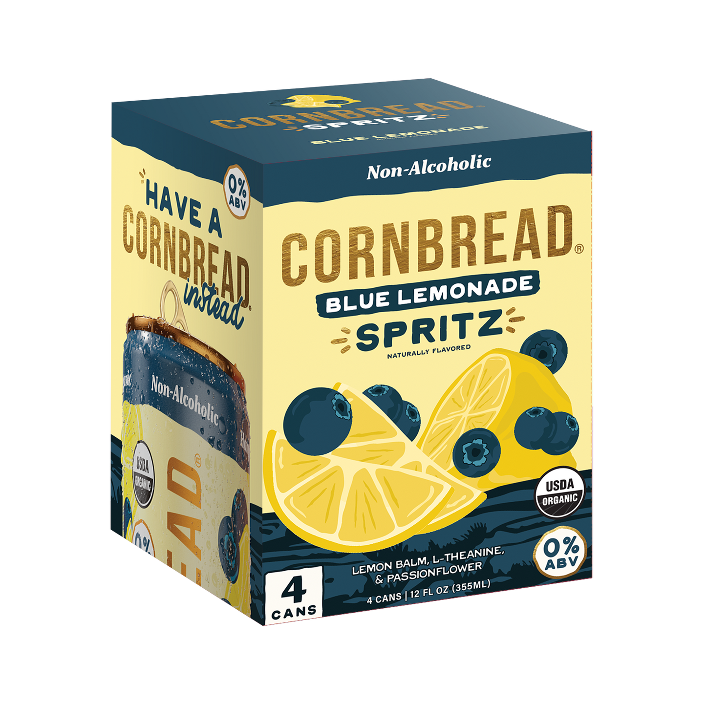 Blue Lemonade Spritz - 24ct Case
