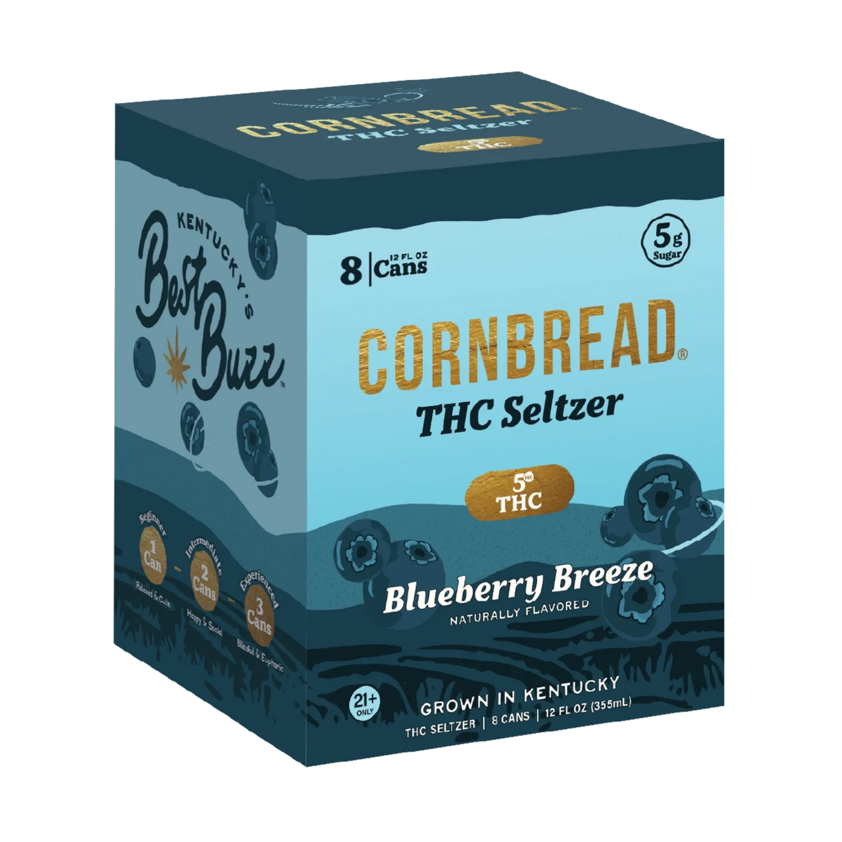 5MG - Blueberry Breeze - 6/4/12oz case