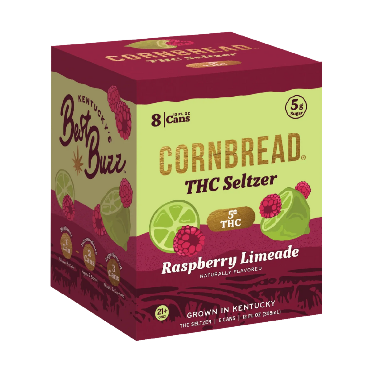 5MG - Raspberry Limeade - 6/4/12oz case