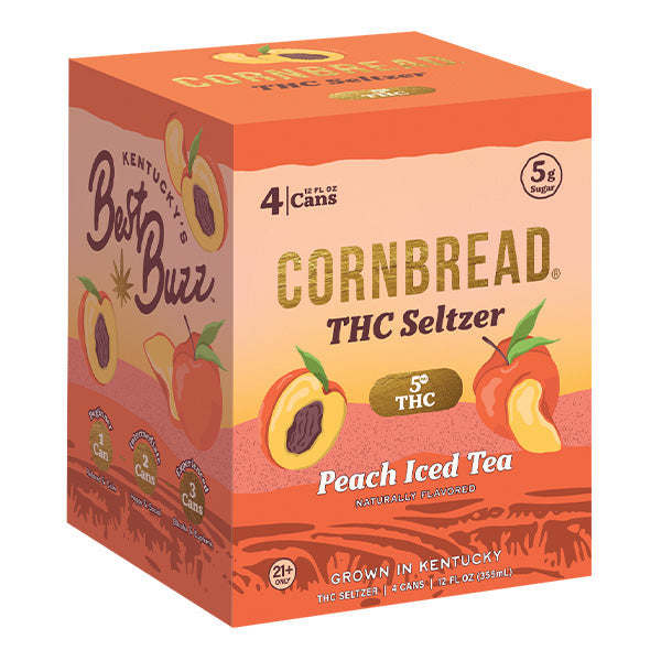 Peach Iced Tea THC Seltzer