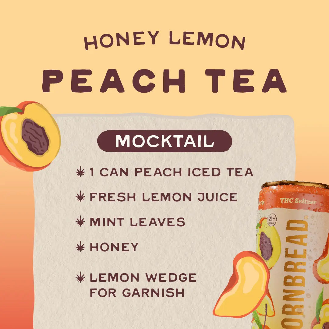 5MG - Peach Iced Tea - 6/4/12oz case